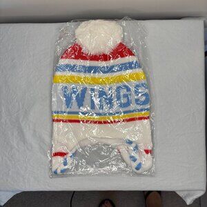 KALAMAZOO WINGS Minor League Hockey NEW Pom Pom Hat OS